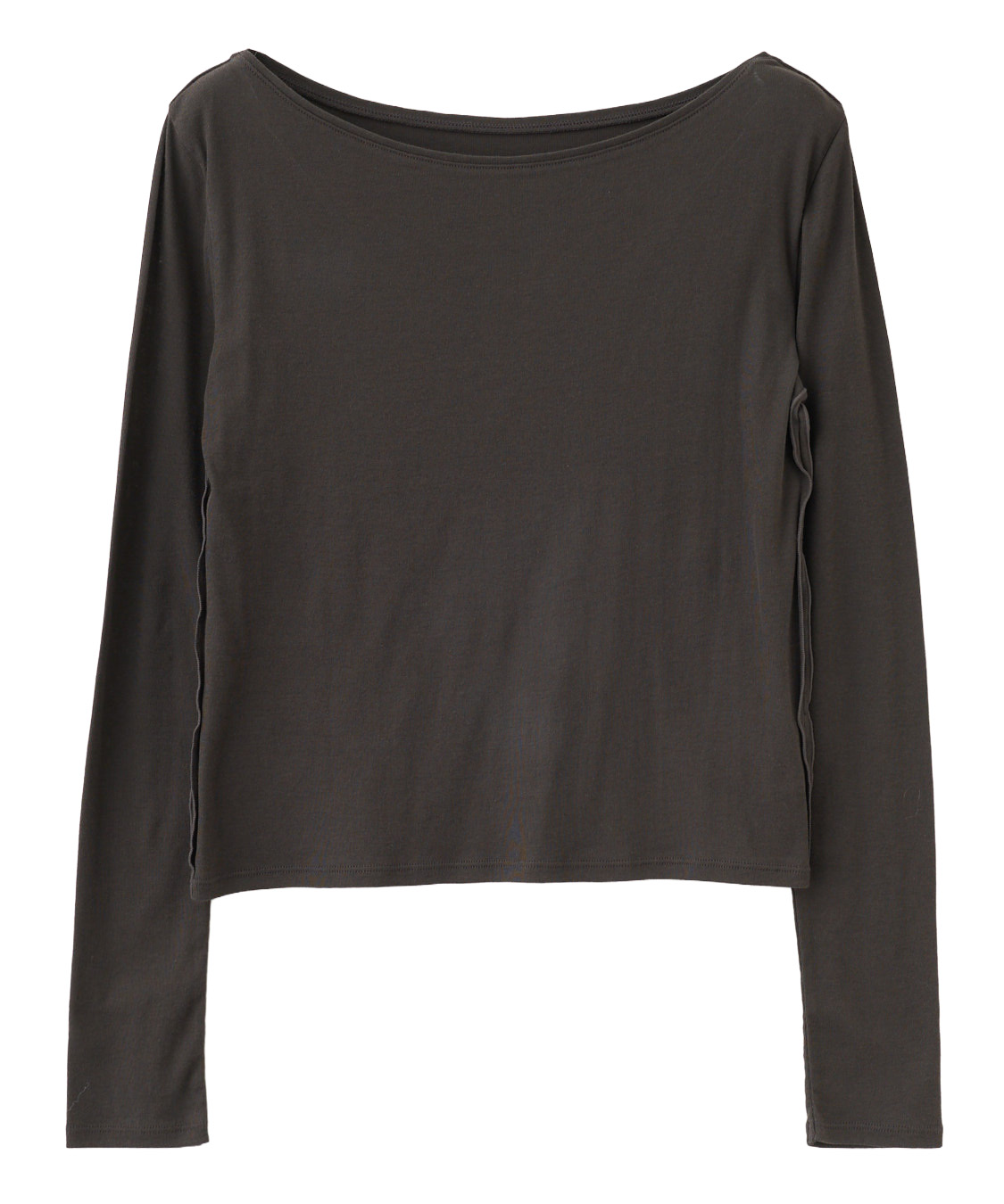 【ココディール COCODEAL】長袖ラガーシャツ COCO DEAL ラガーシャツプルオーバー ¥9,350税込 . クロップド丈
