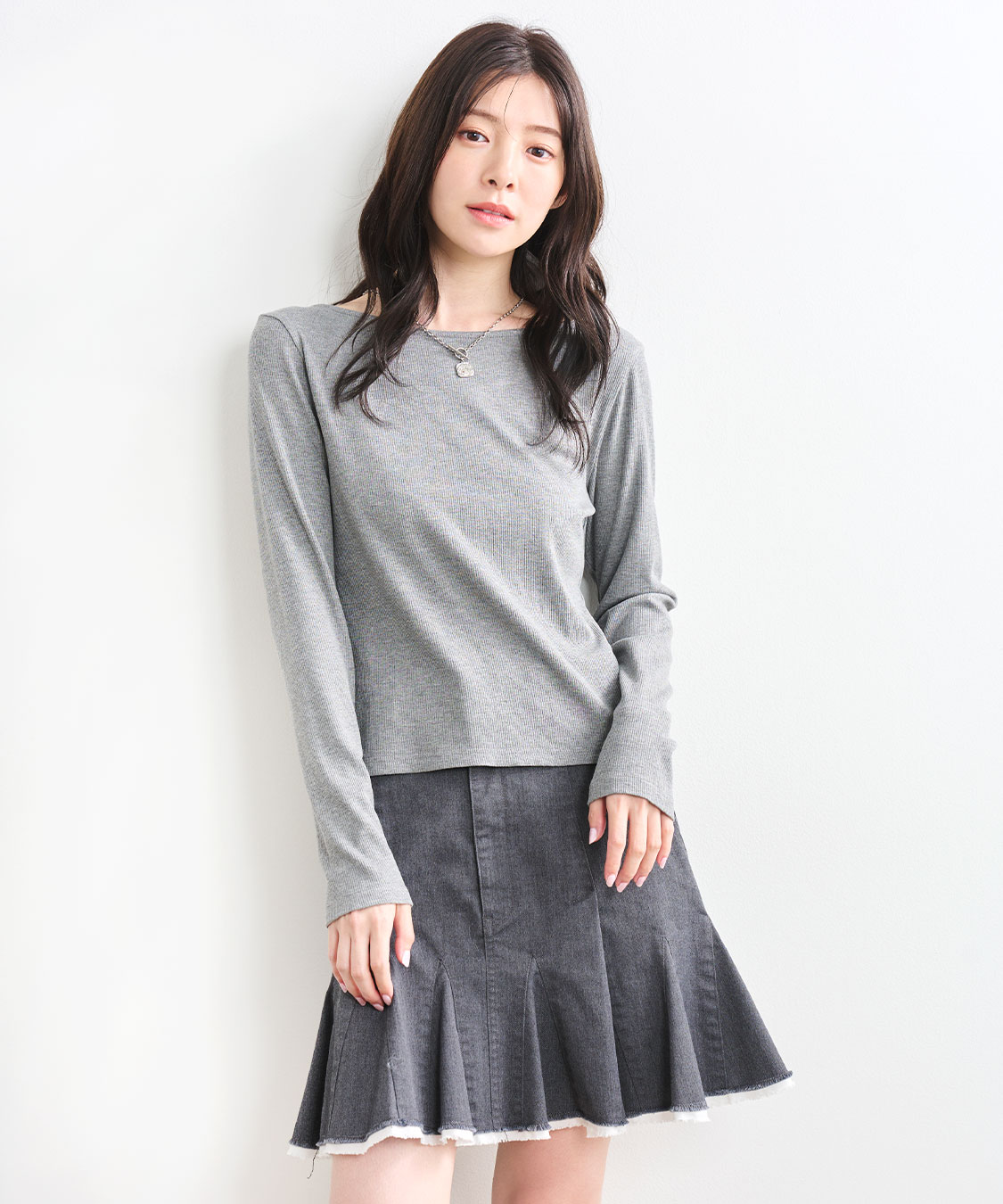 セット価格　イヴ　2点 レースアップ前後2WAYリブトップス｜PETAL ONLINE（ペタルオンライン）