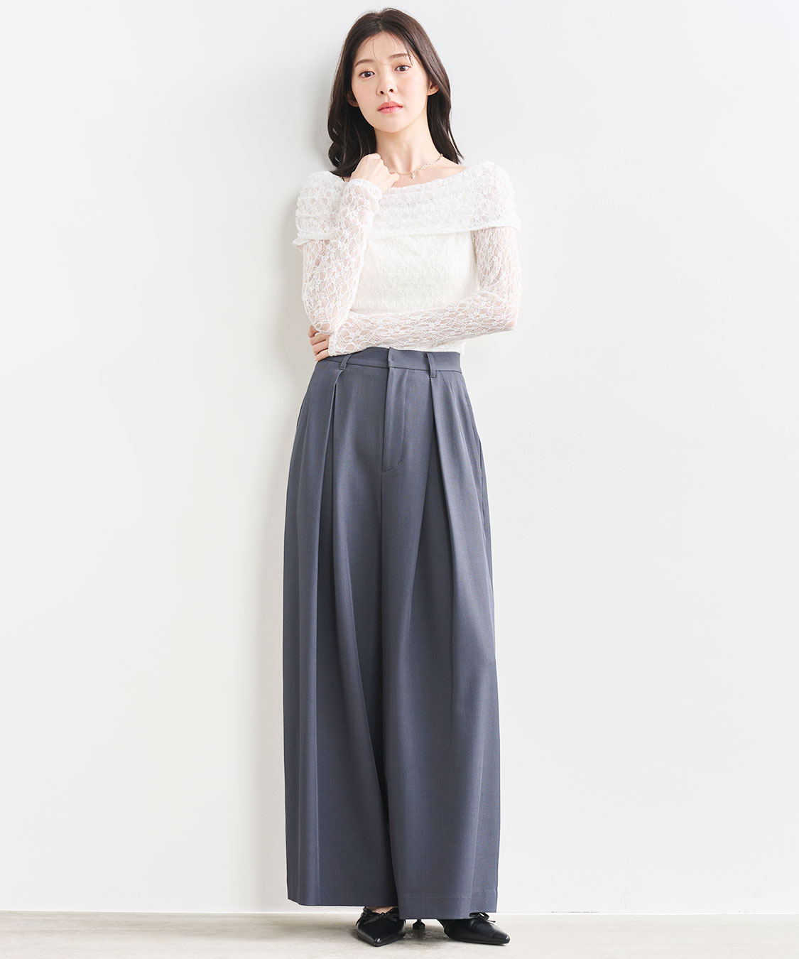 極美品★God of Roses★ゴットオブローゼス★タンクトップ★ドレープ★ THEREDTHREAD / ザレッドスレッド】S knit tank top cocoon