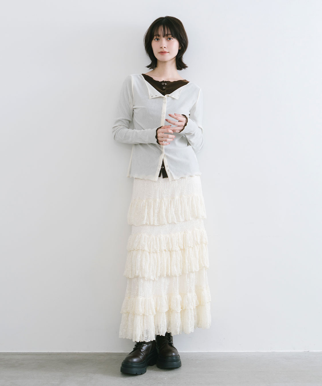 POPPY pinkチュールトップス POPPY pink wave tulle tops あさぎーにょ - メルカリ