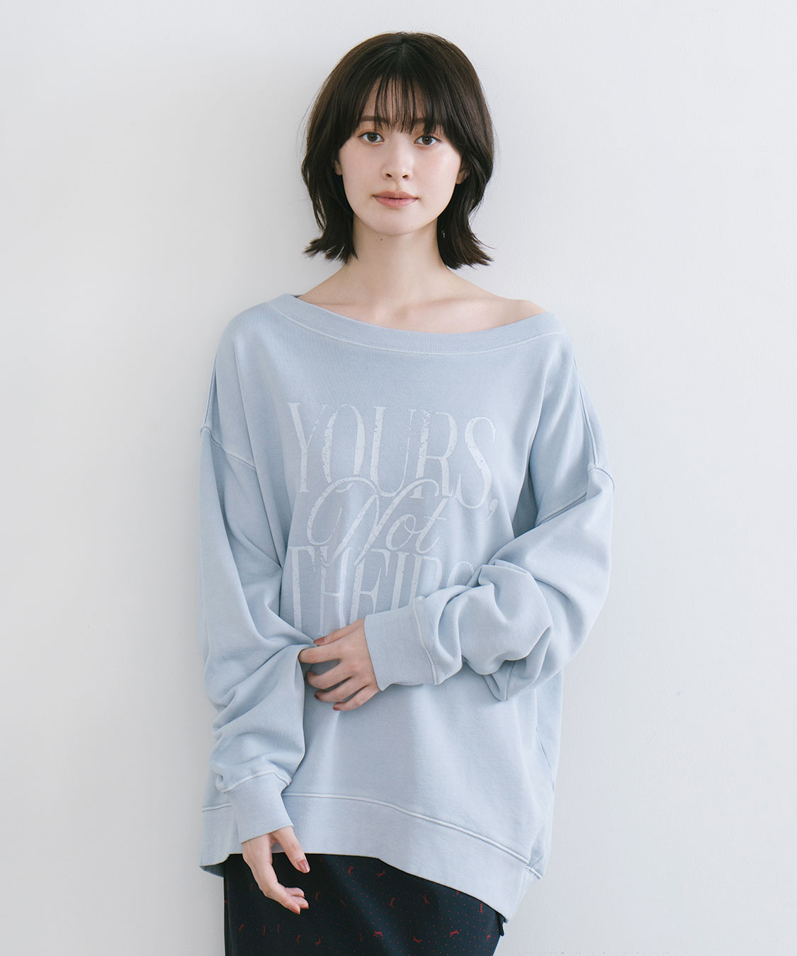 製品染めロゴスウェット｜PETAL ONLINE（ペタルオンライン）