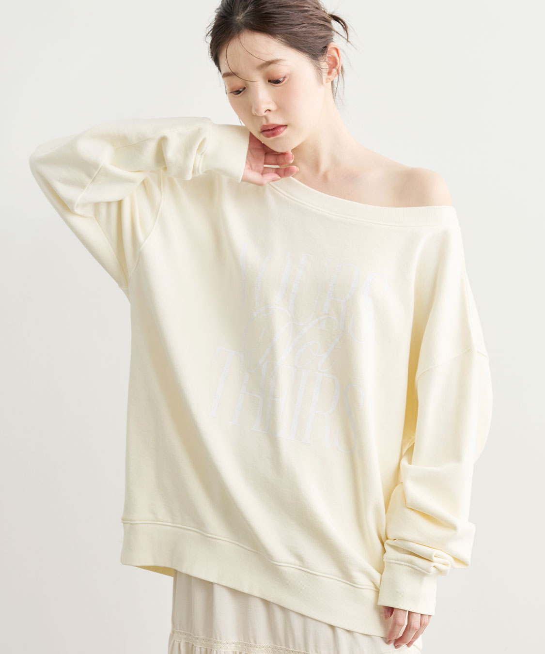 製品染めロゴスウェット｜PETAL ONLINE（ペタルオンライン）