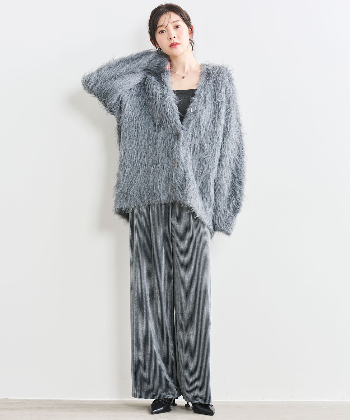 ここあ ページ ベロアイージーワイドパンツ｜PETAL ONLINE（ペタルオンライン）