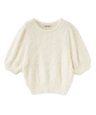 【COCODEAL】 オーガンジーツイストブラック　新品未使用　ベージュ K10カットチェーンY字 ネックレス（ネックレス） | COCOSHNIK