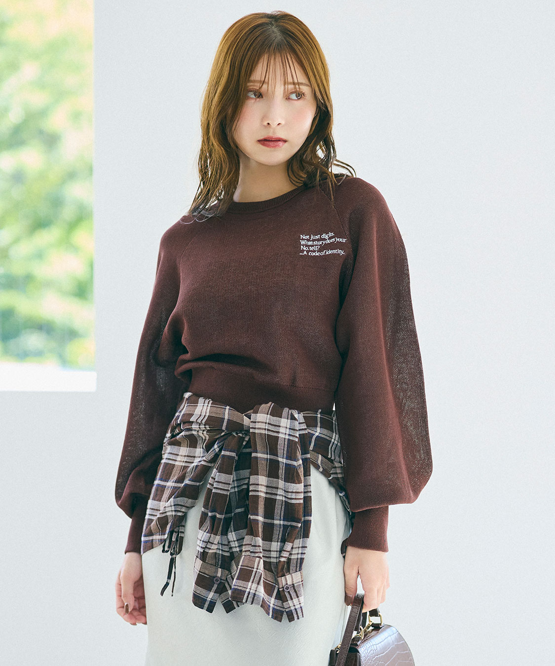 ラメジャカードスウェットライクニット｜PETAL ONLINE（ペタルオンライン）