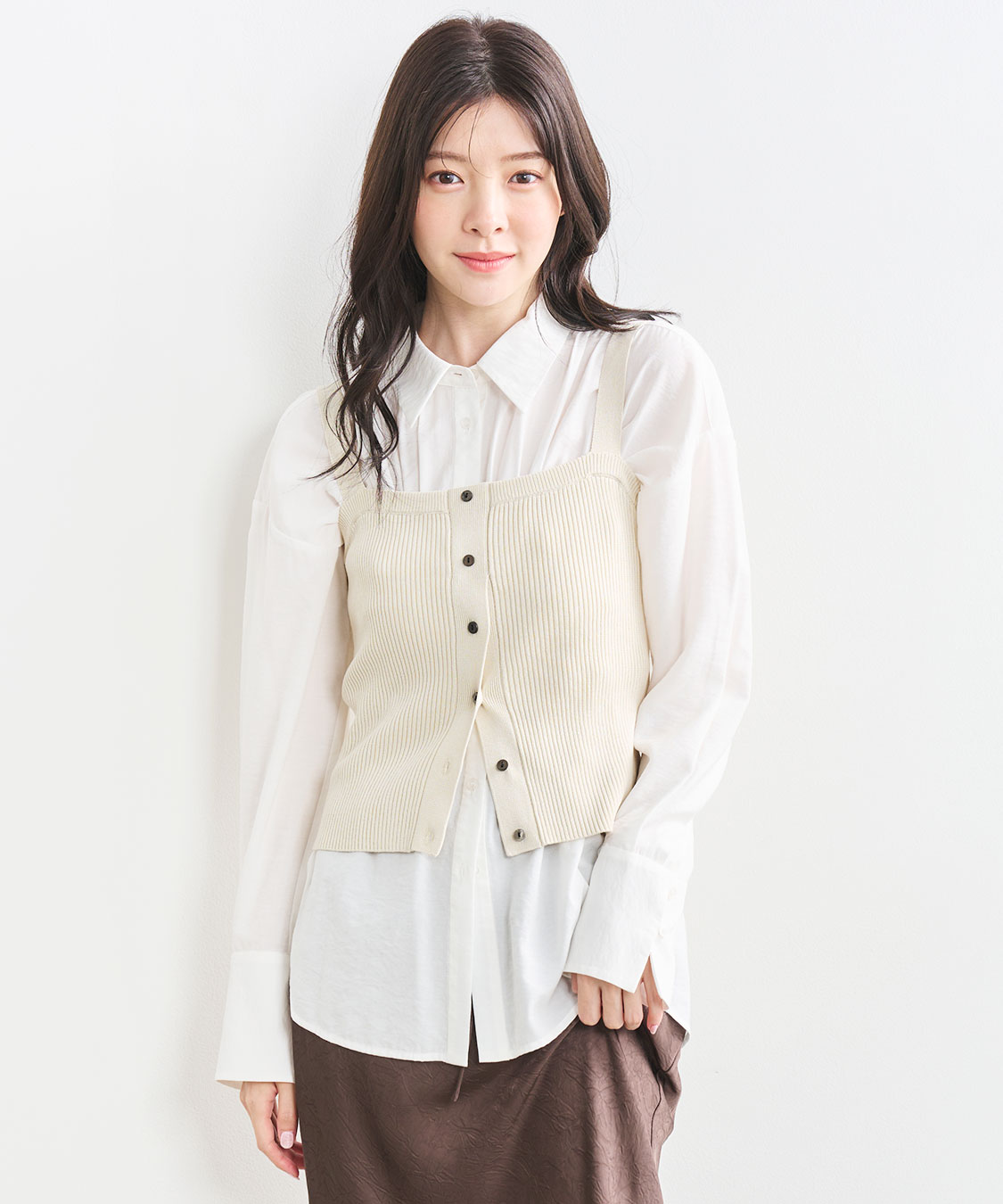 新品タグ付 Bibiy. ROSETTEタンクトップmanaodaysさん着用 レースタンクトップ 通販【ニッセン】