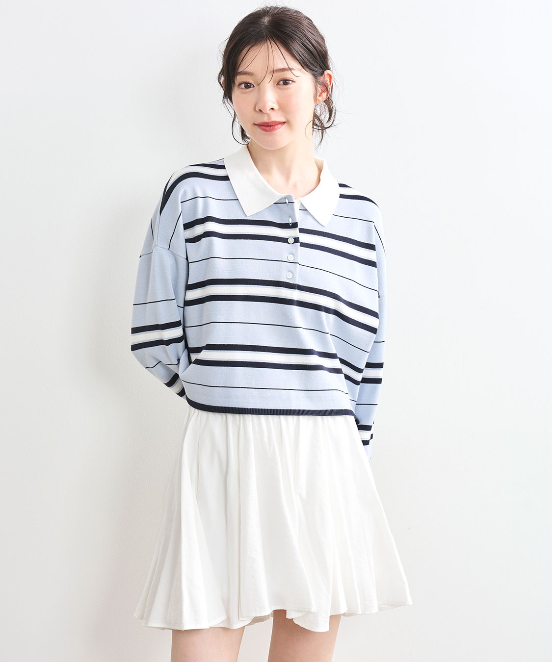 マルチボーダーラガーニット｜PETAL ONLINE（ペタルオンライン）