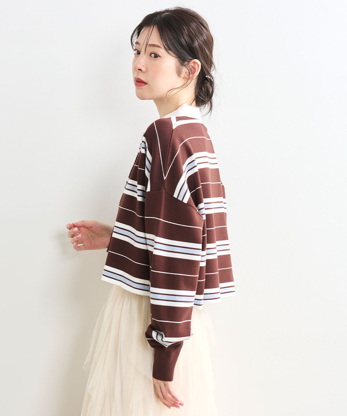 マルチボーダーラガーニット｜PETAL ONLINE（ペタルオンライン）