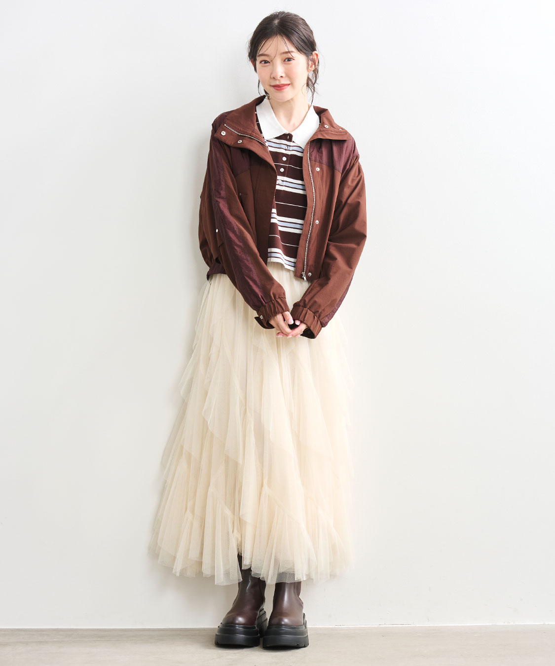 マルチボーダーラガーニット マルチボーダーラガーニット｜PETAL ONLINE（ペタルオンライン）