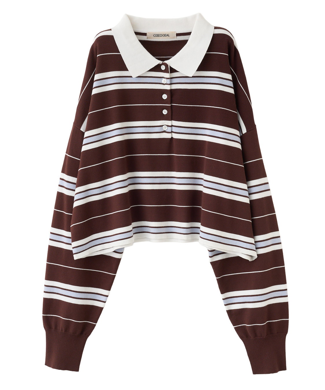 COCO DEAL ボーダーニットカーディガン ココディール 即日発送/COCODEAL ボーダーニットカーディガン