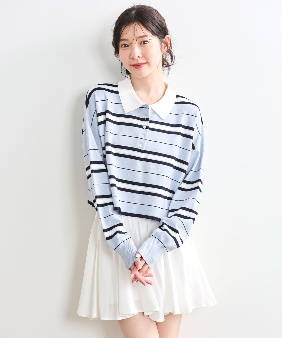 マルチボーダーラガーニット｜PETAL ONLINE（ペタルオンライン）