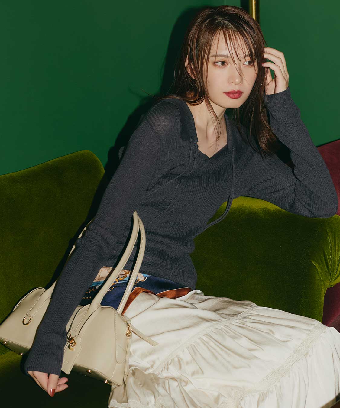 lily_Sa出品！ スイビスキッパーリブニット｜PETAL ONLINE（ペタルオンライン）