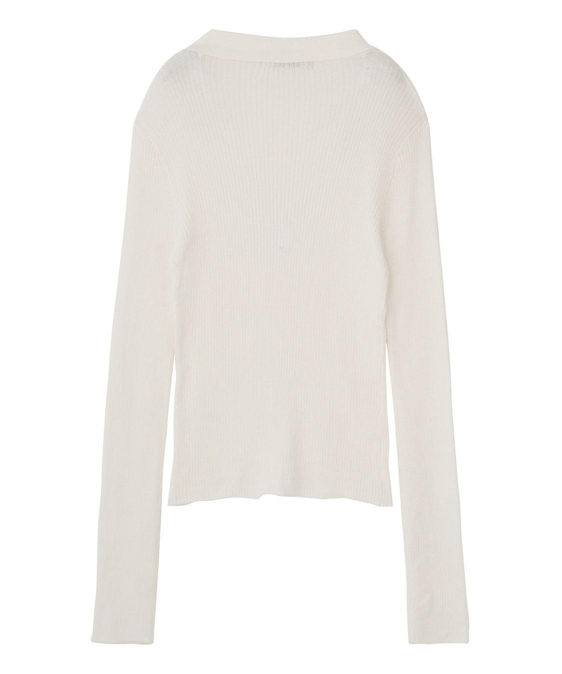 ちっぽ様 リブニット セール】ネックタイプが選べるもっちりリブニットトップス（ニット