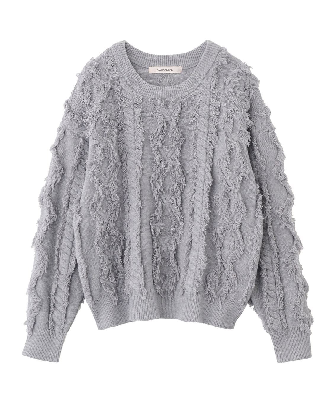 フリンジケーブルニット｜PETAL ONLINE（ペタルオンライン）