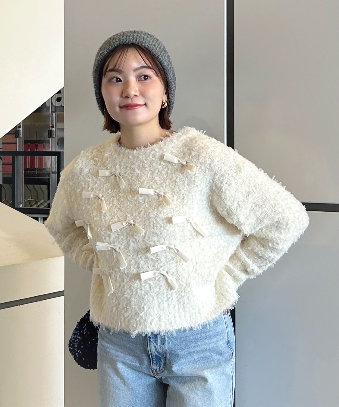 ファンシーヤーンリボンニット｜PETAL ONLINE（ペタルオンライン）