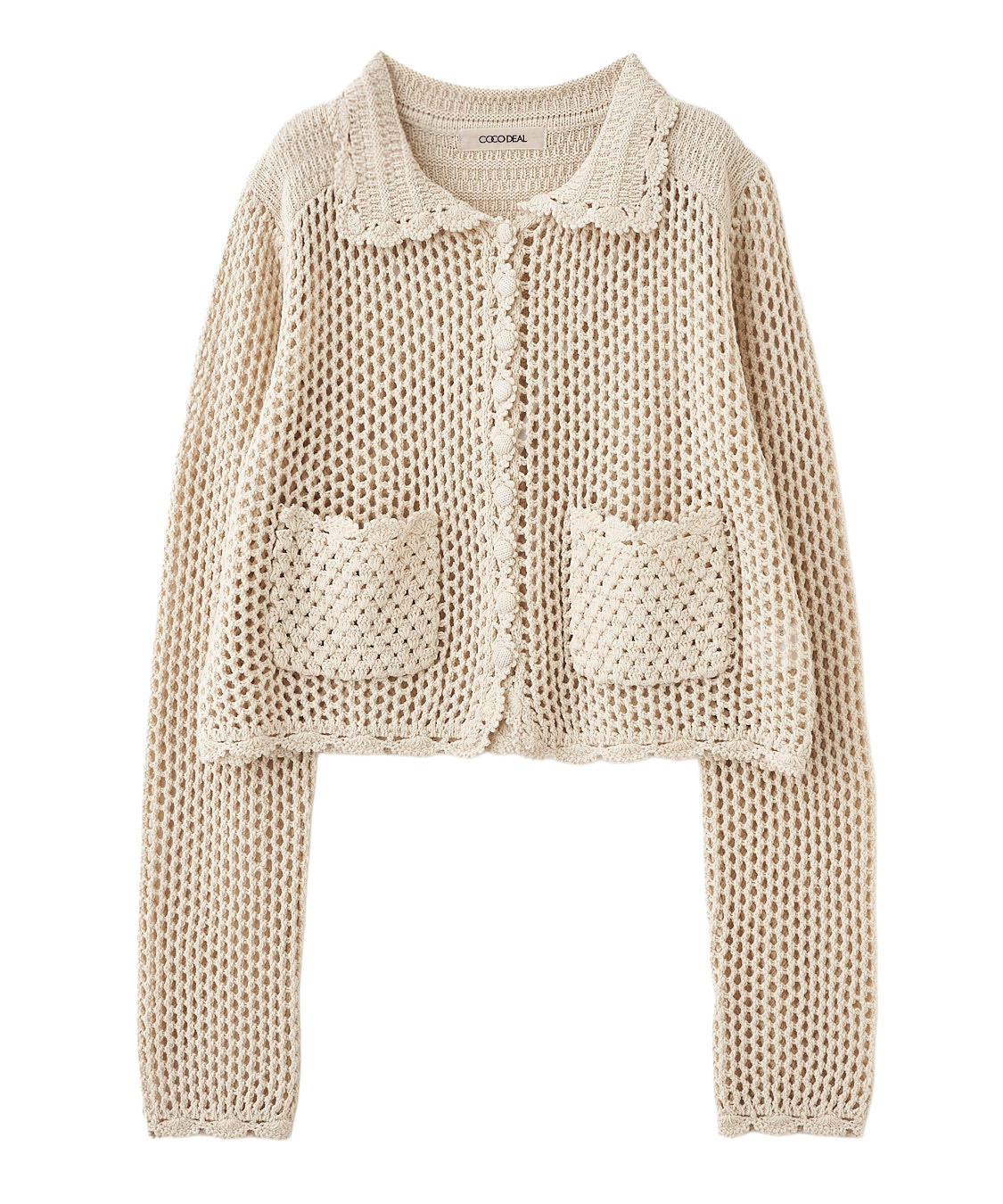 COCODEALクロシェニットカーディガン クロシェニットカーディガン｜PETAL ONLINE（ペタルオンライン）