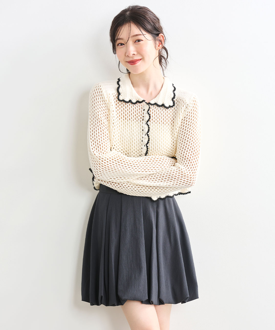 メゾンドドルチェ　maison de Dolce. クロシェニット TOPS | maison de Dolce.