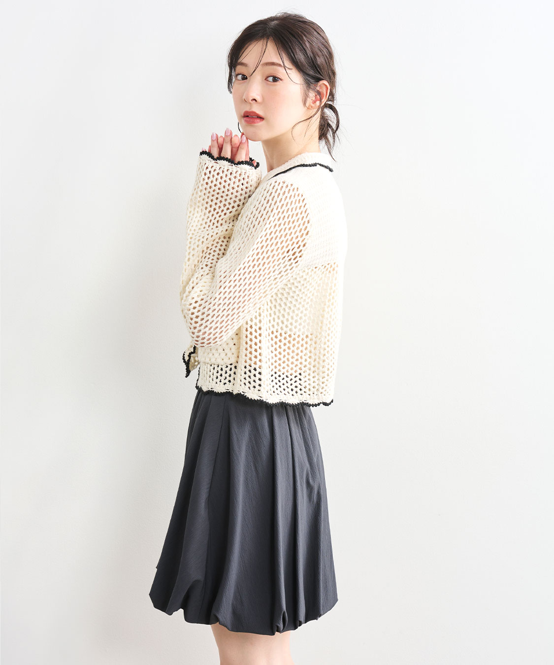 クロシェニットカーディガン｜PETAL ONLINE（ペタルオンライン）