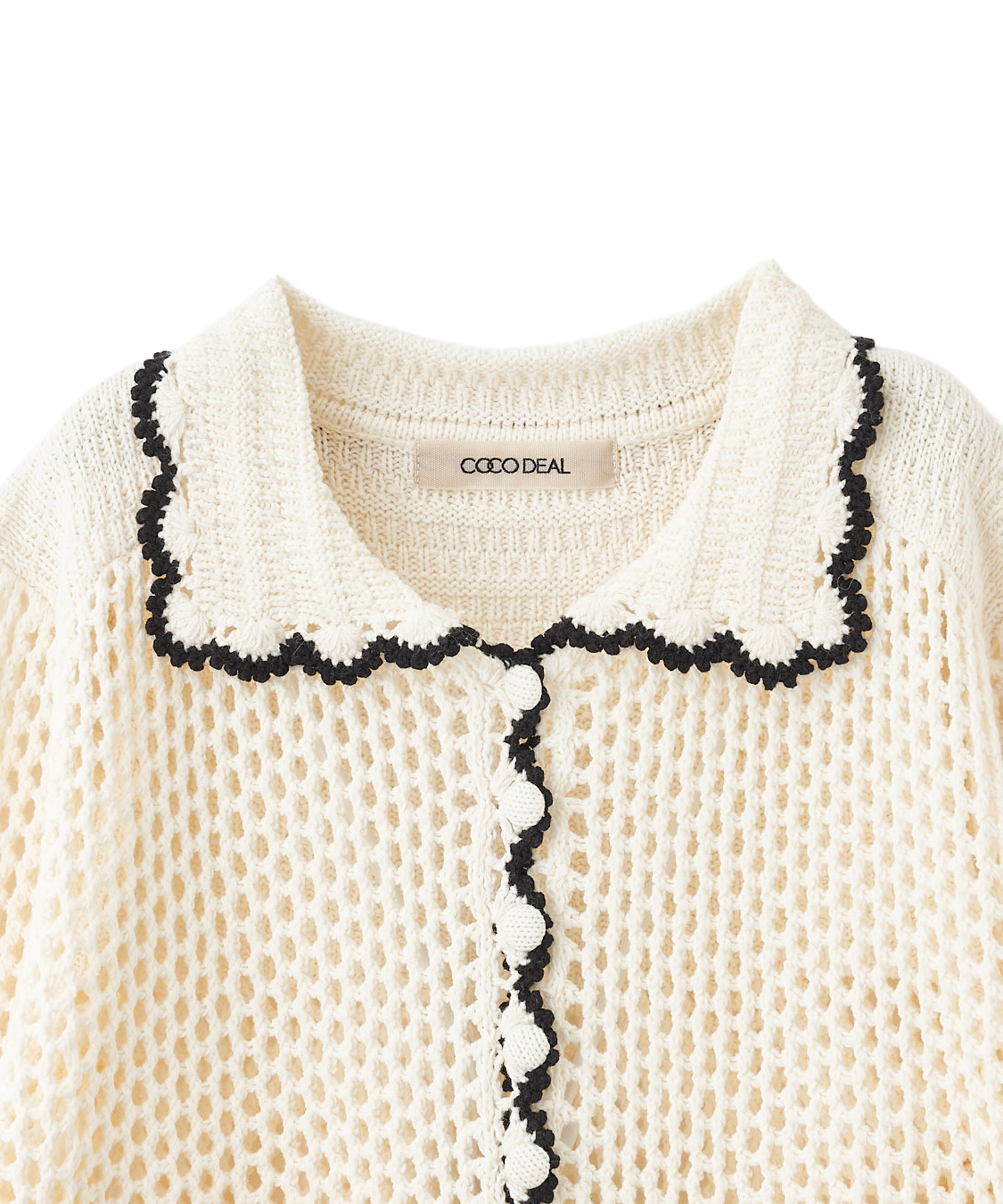 COCO DEALクロシェニットカーディガン クロシェニットカーディガン｜PETAL ONLINE（ペタルオンライン）