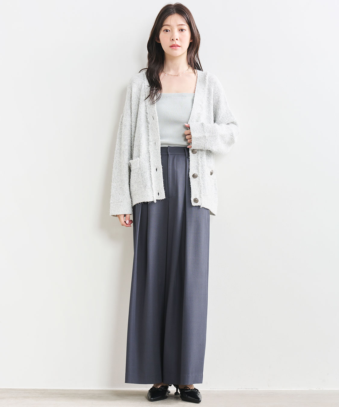 ツイーディーニットカーディガン｜PETAL ONLINE（ペタルオンライン）