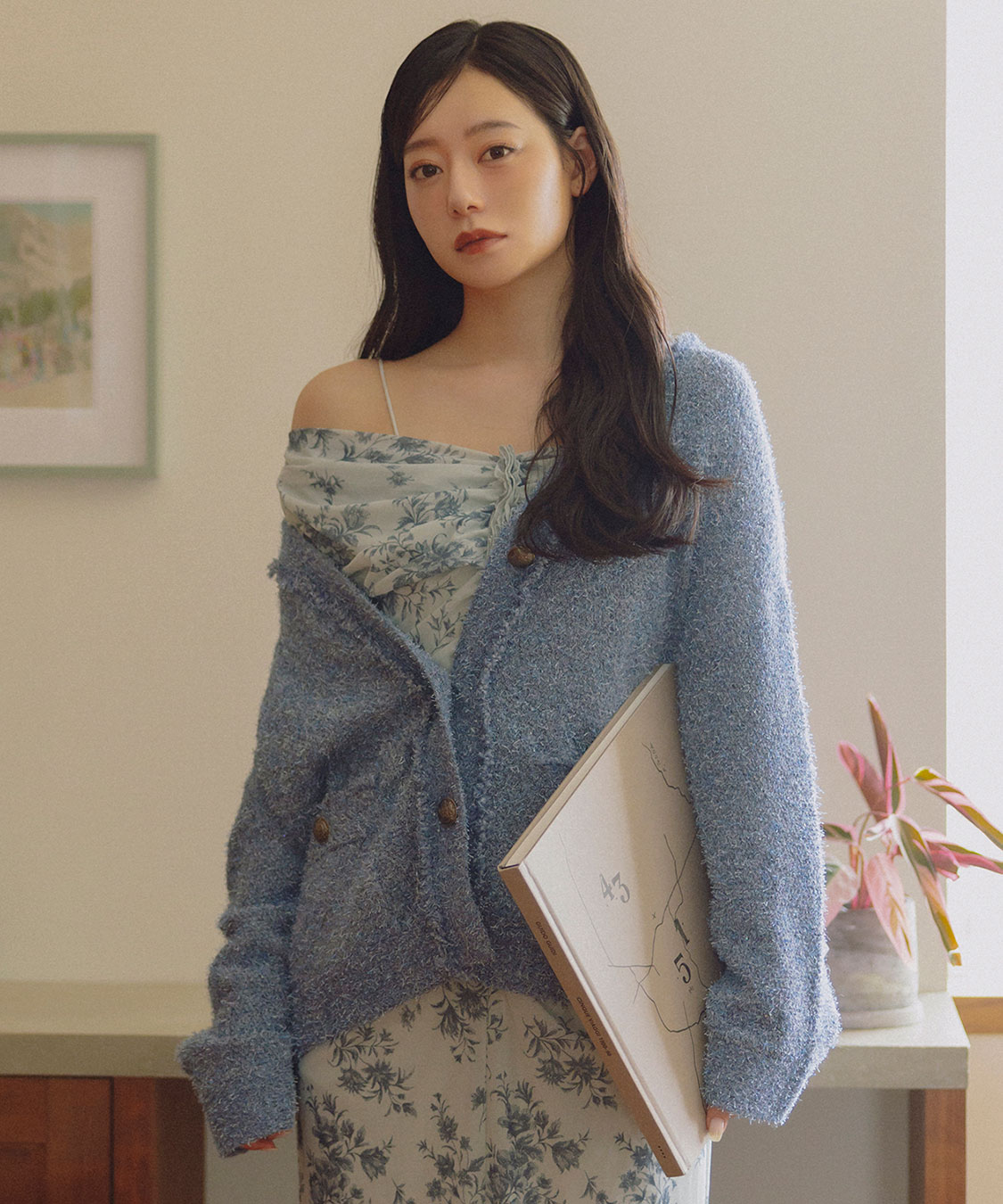 ツイーディーニットカーディガン｜PETAL ONLINE（ペタルオンライン）