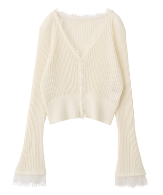 COCO DEAL シアーリブレースカーディガン シアーリブレースカーディガン｜PETAL ONLINE（ペタルオンライン）