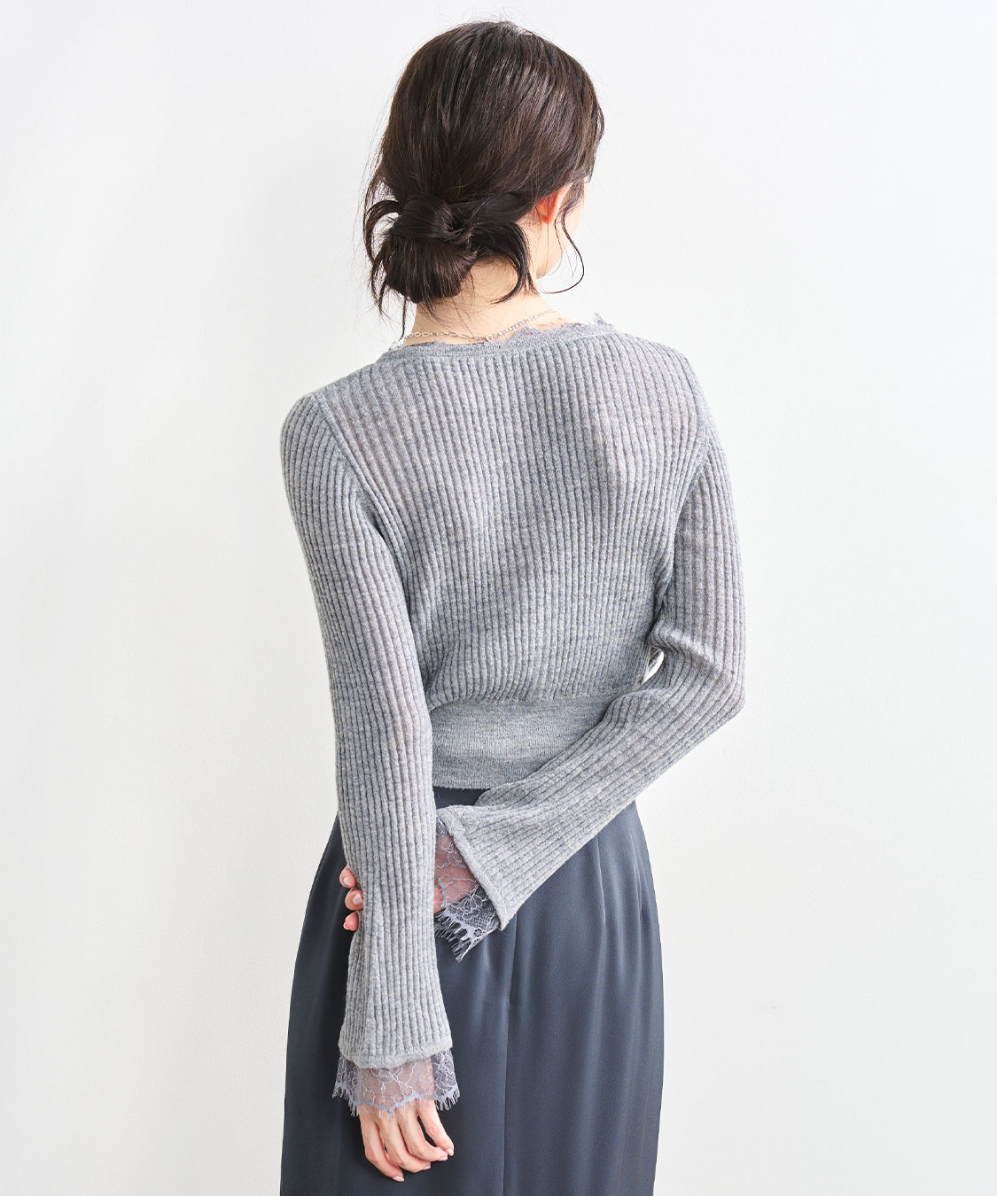 シアーリブレースカーディガン｜PETAL ONLINE（ペタルオンライン）