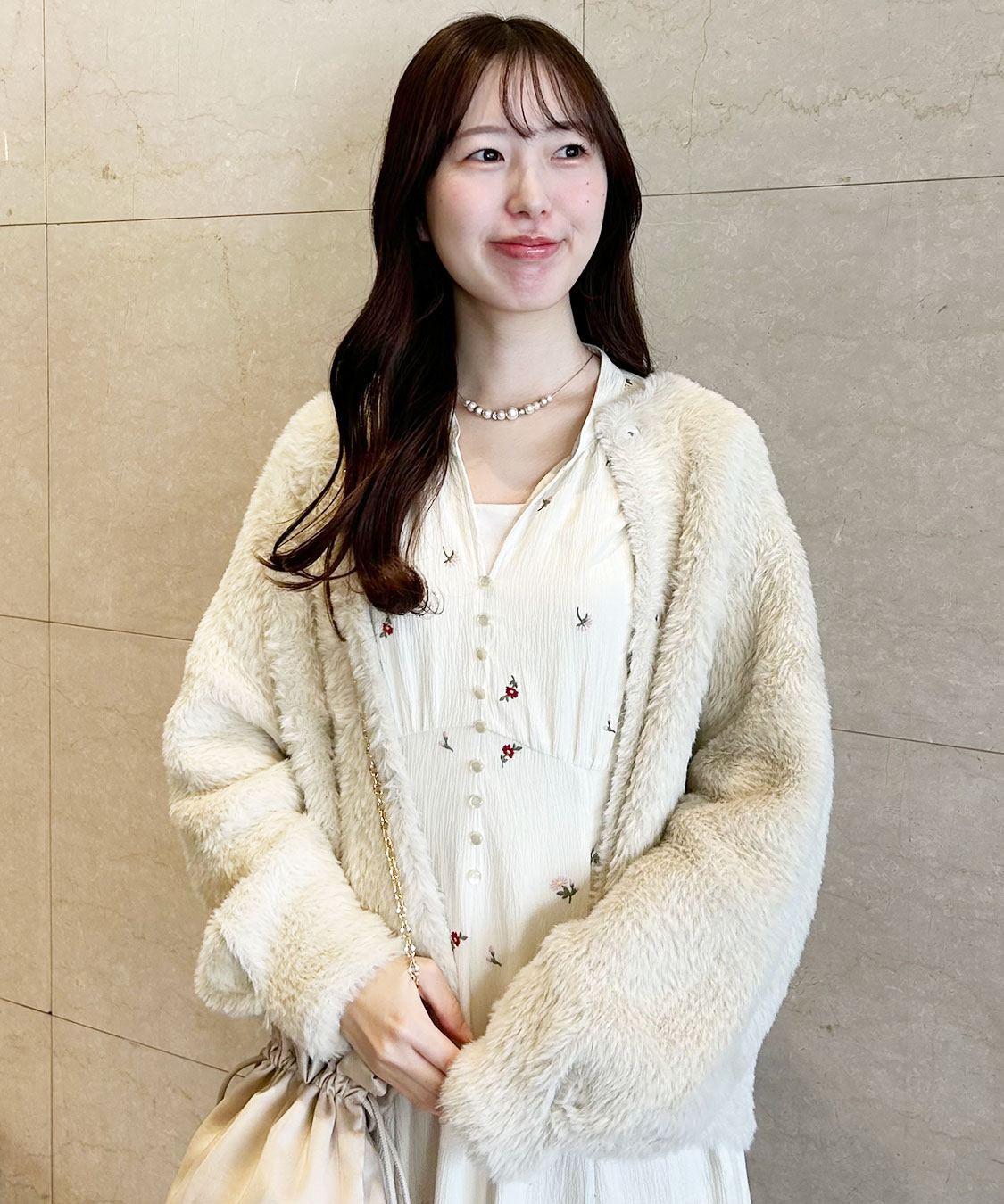 ダブルフェイスフェザーニットアウター｜PETAL ONLINE（ペタルオンライン）