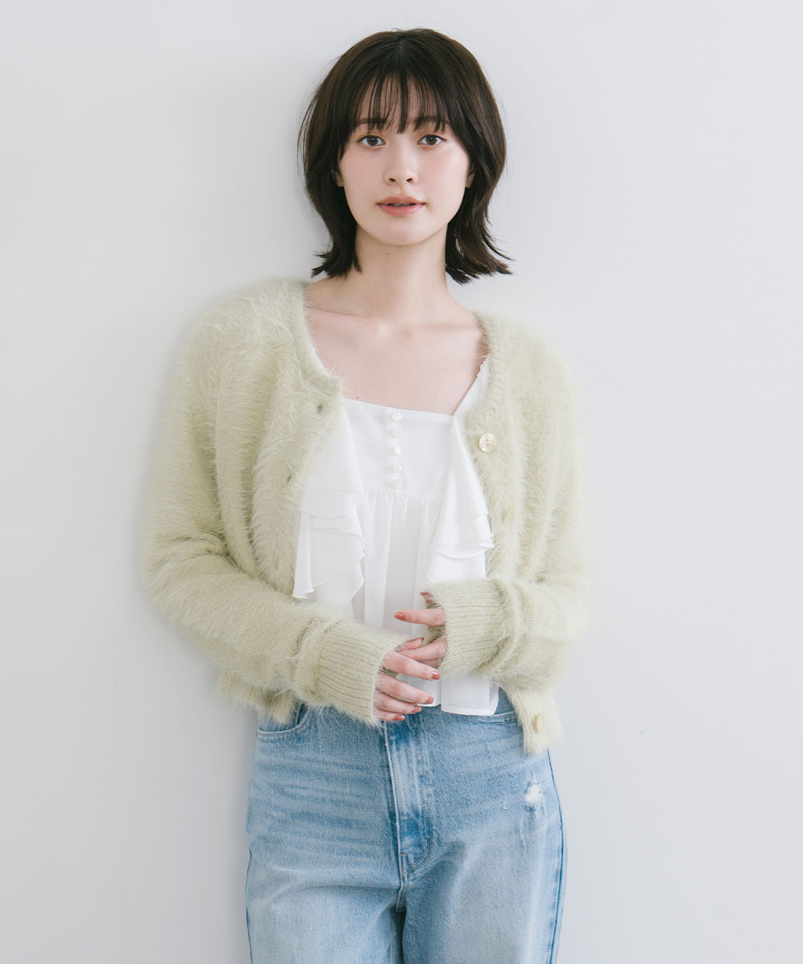 ココディール　スパンコールコンパクトニットカーディガン cocodeal ココディール スパンコールコンパクトニット