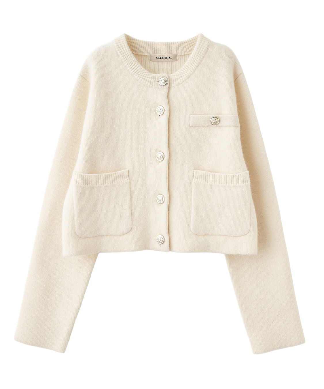 新品・タグ付き ブルマリン アンゴラウール リブカーディガン ふんわりやわらか ラクーン混ダブルフェイスニットカーディガン｜PETAL ONLINE