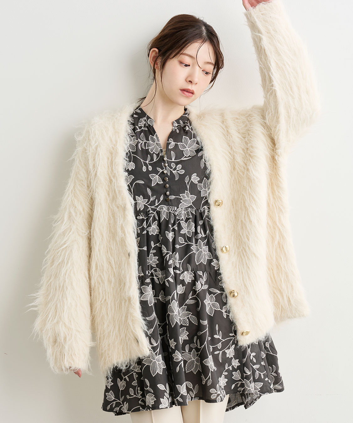 ロングシャギーカーディガン｜PETAL ONLINE（ペタルオンライン）