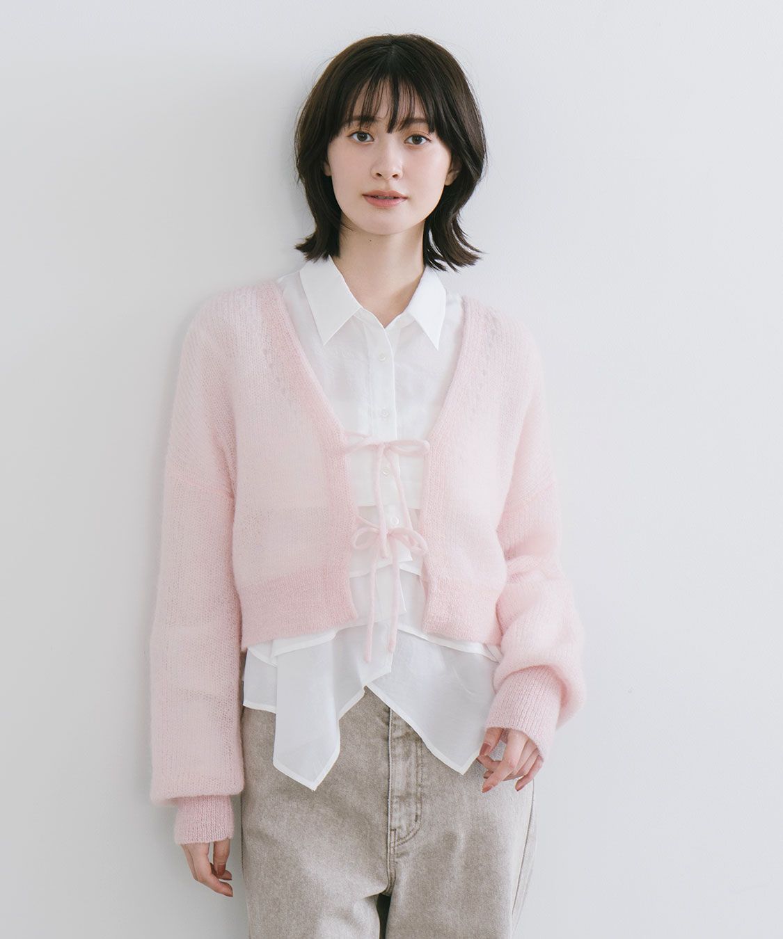 現行♡ミュベール 花柄レース ストレッチオールインワン 完売品 sugar × Angel R ビッグリボンパールビジューパターンワン