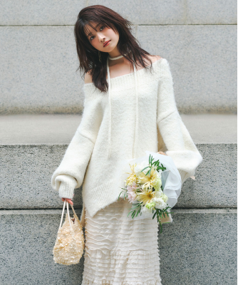 プリーツドッキングニット｜PETAL ONLINE（ペタルオンライン）