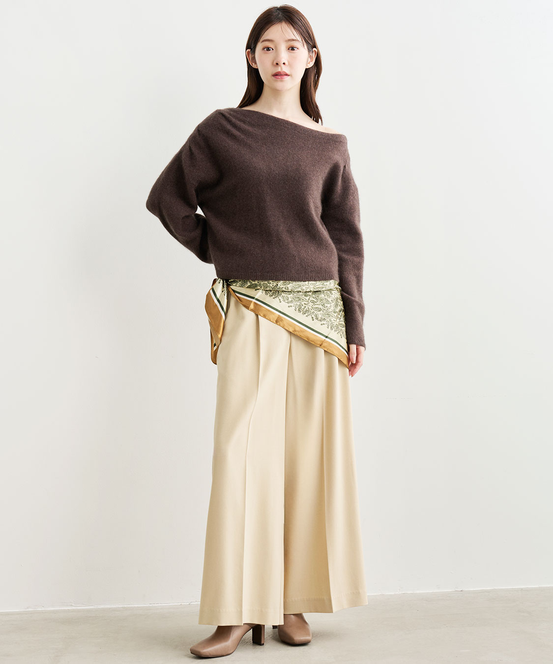 コバページ ツイルタックセミワイドパンツ｜PETAL ONLINE（ペタルオンライン）