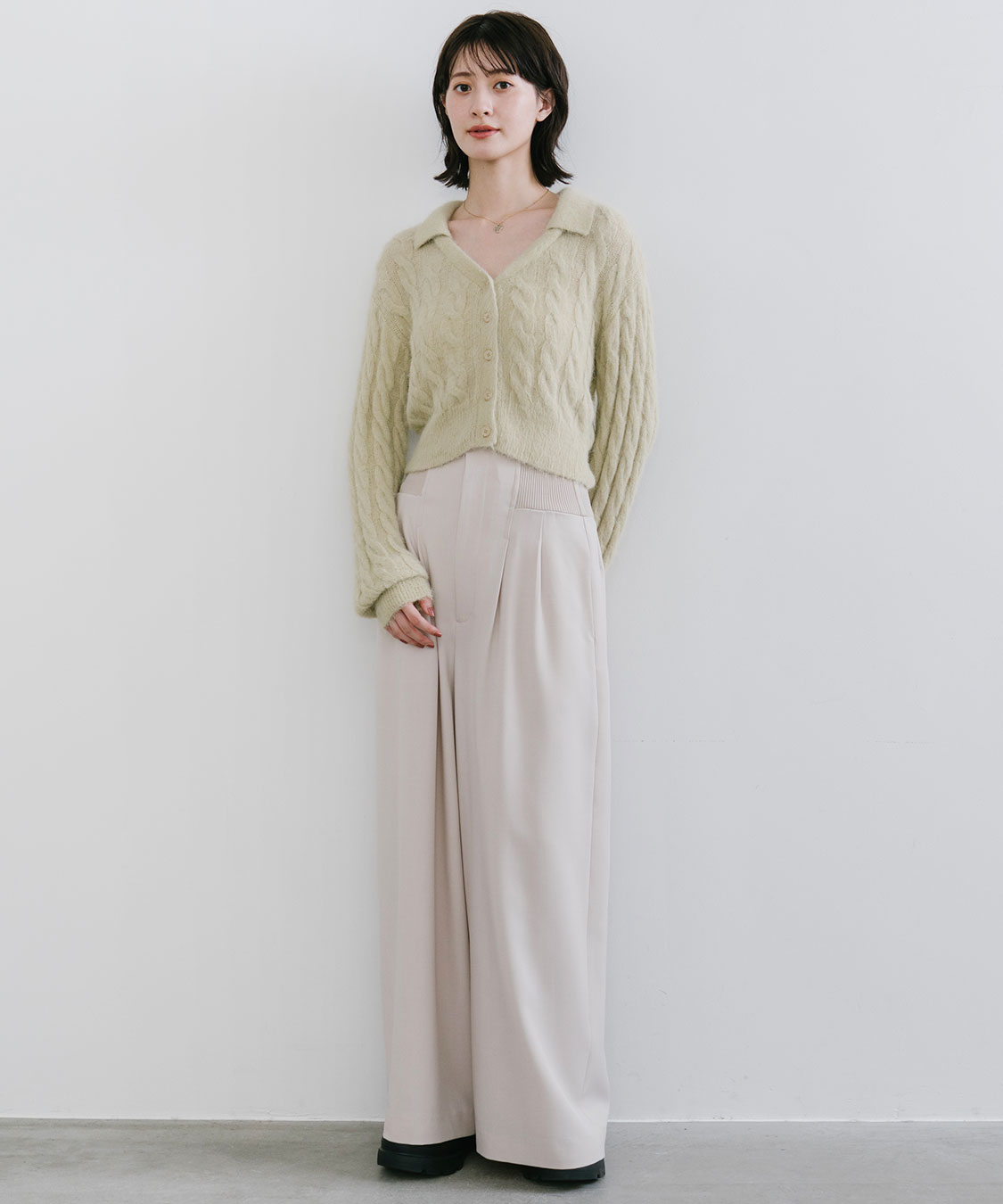 コルセットリブワイドパンツ｜PETAL ONLINE（ペタルオンライン）