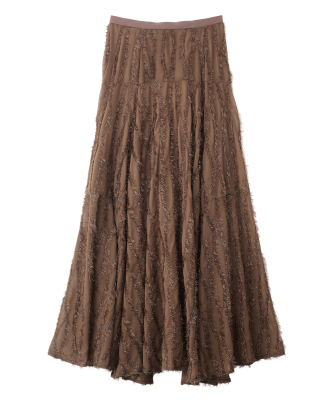 ウェーブフラッフィーフレアスカート