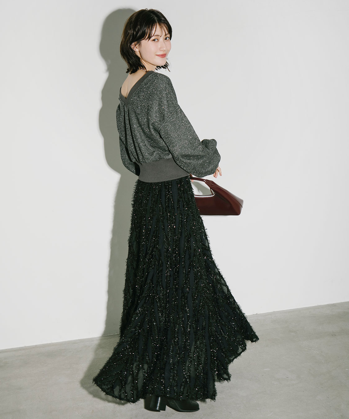 ウェーブフラッフィーフレアスカート｜PETAL ONLINE（ペタルオンライン）