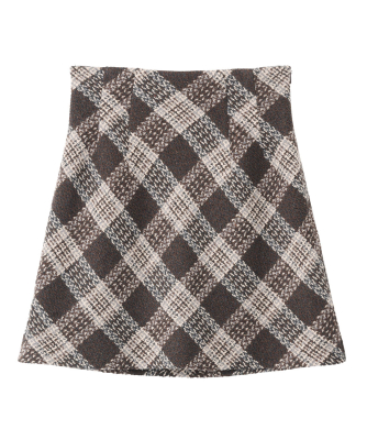 ロービングツイードミニスカート
