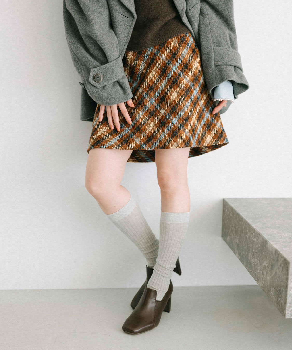 ロービングツイードミニスカート｜PETAL ONLINE（ペタルオンライン）