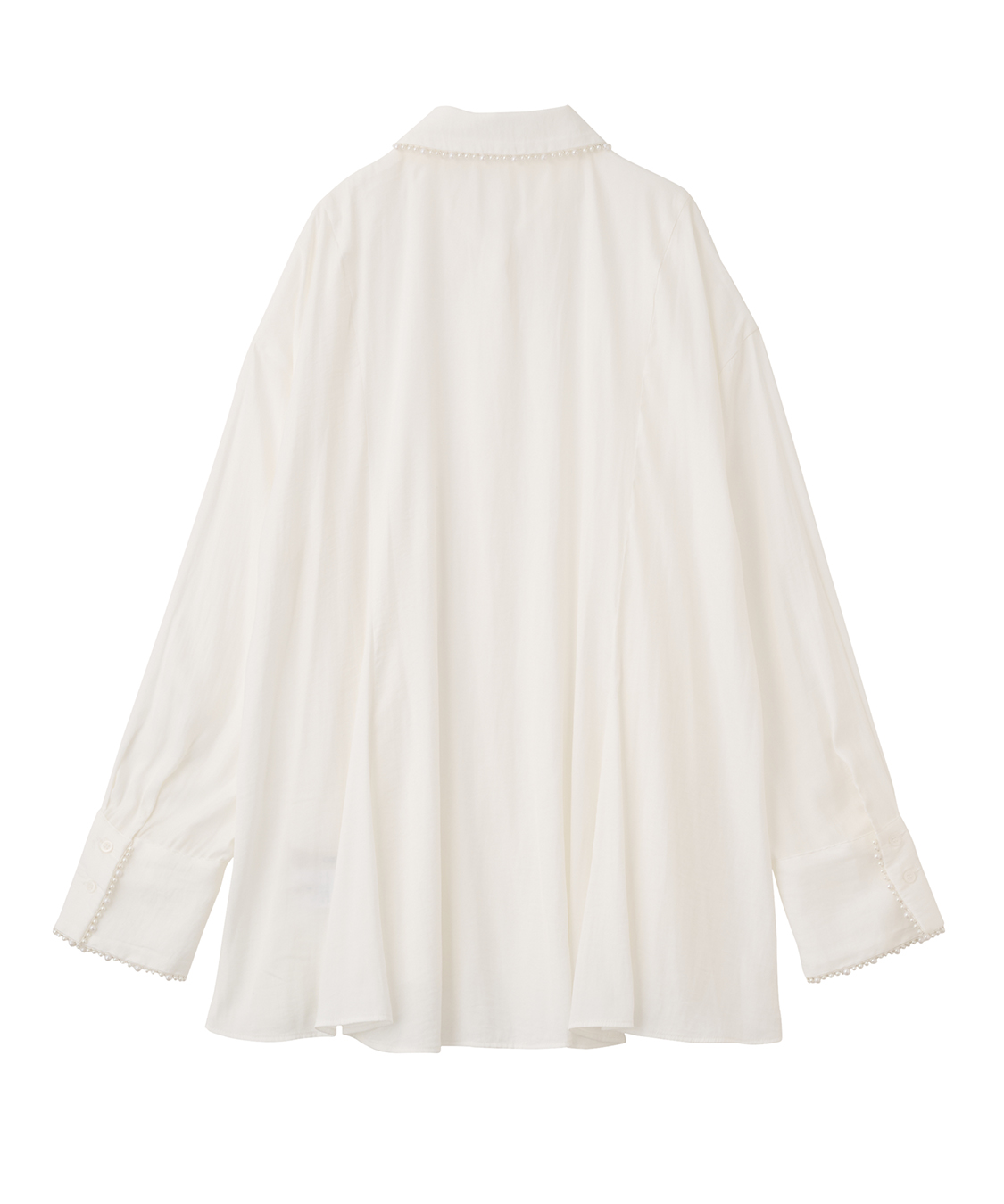 パールモチーフペプラムシャツ｜PETAL ONLINE（ペタルオンライン）