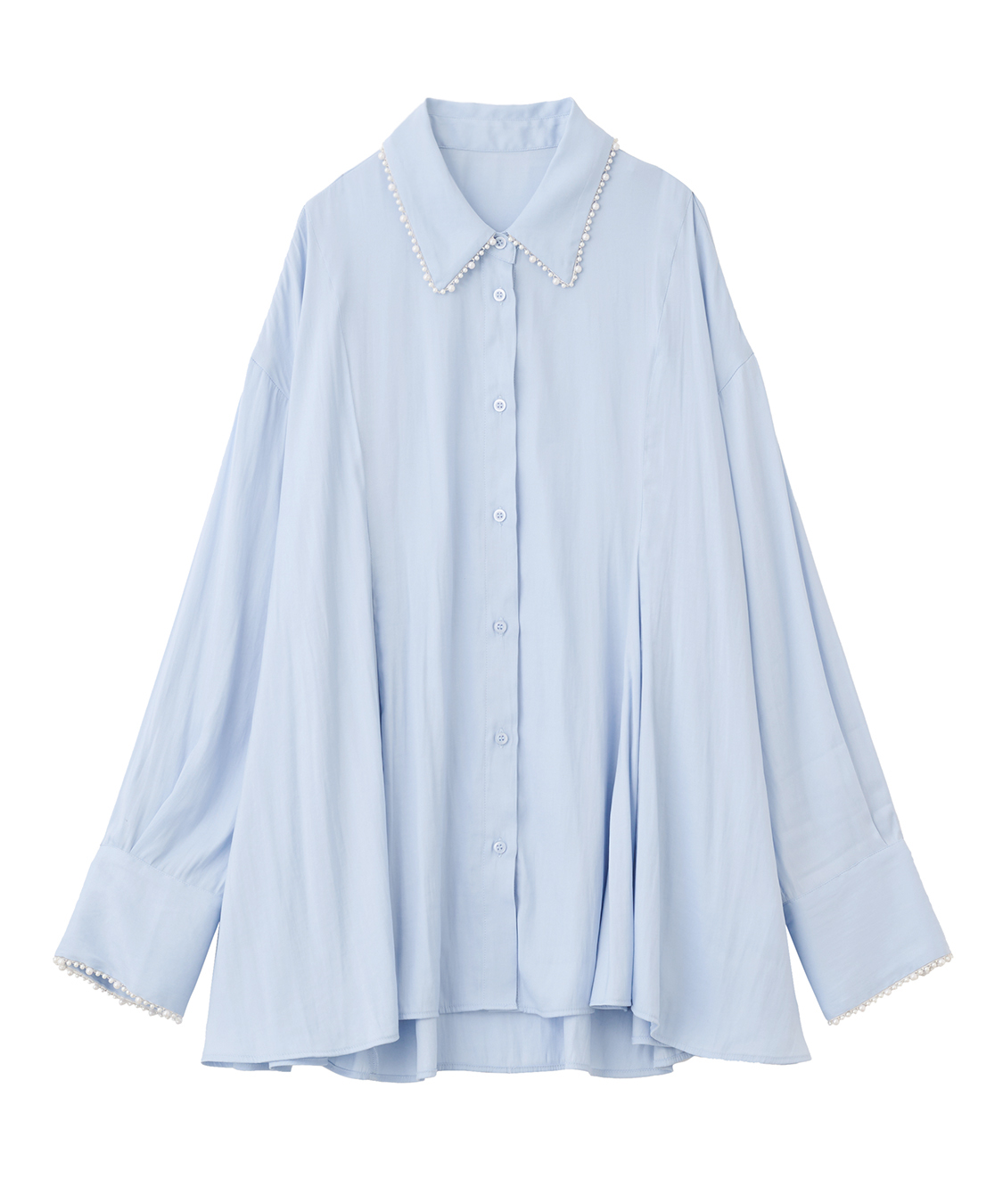 PALページ パールモチーフペプラムシャツ｜PETAL ONLINE（ペタルオンライン）