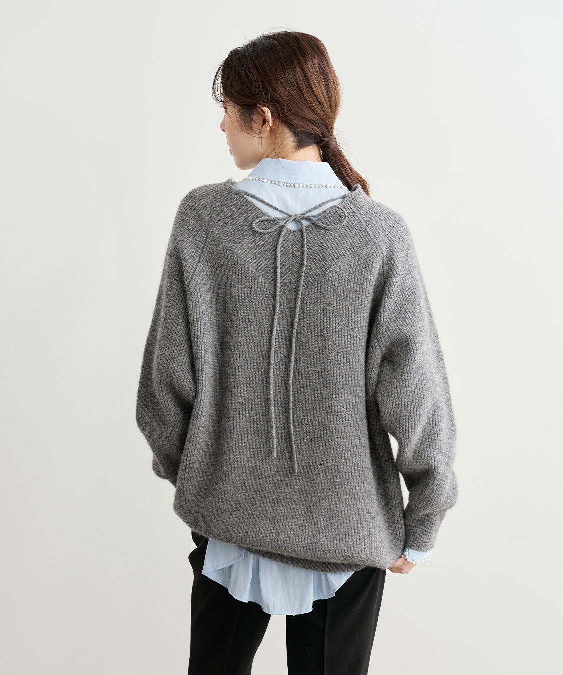 PALページ パールモチーフペプラムシャツ｜PETAL ONLINE（ペタルオンライン）