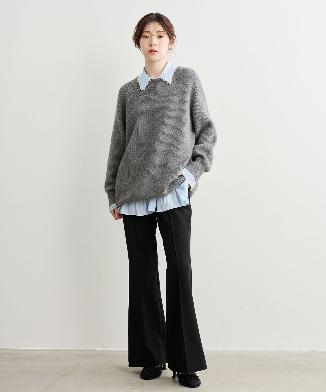 PALページ パールモチーフペプラムシャツ｜PETAL ONLINE（ペタルオンライン）