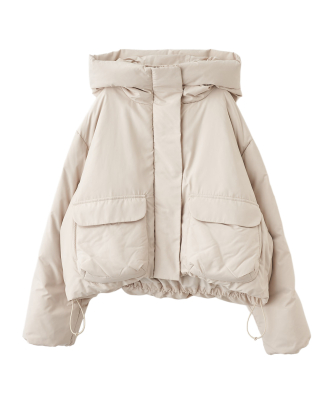 【ノベルティフェア対象】ショートフードダウンコート