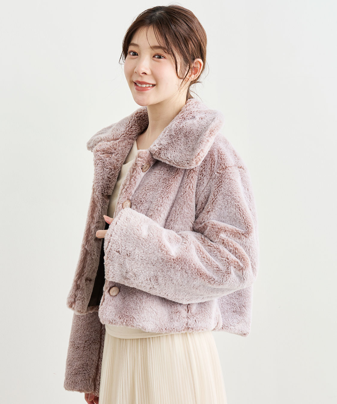 ショートファージャケット｜PETAL ONLINE（ペタルオンライン）