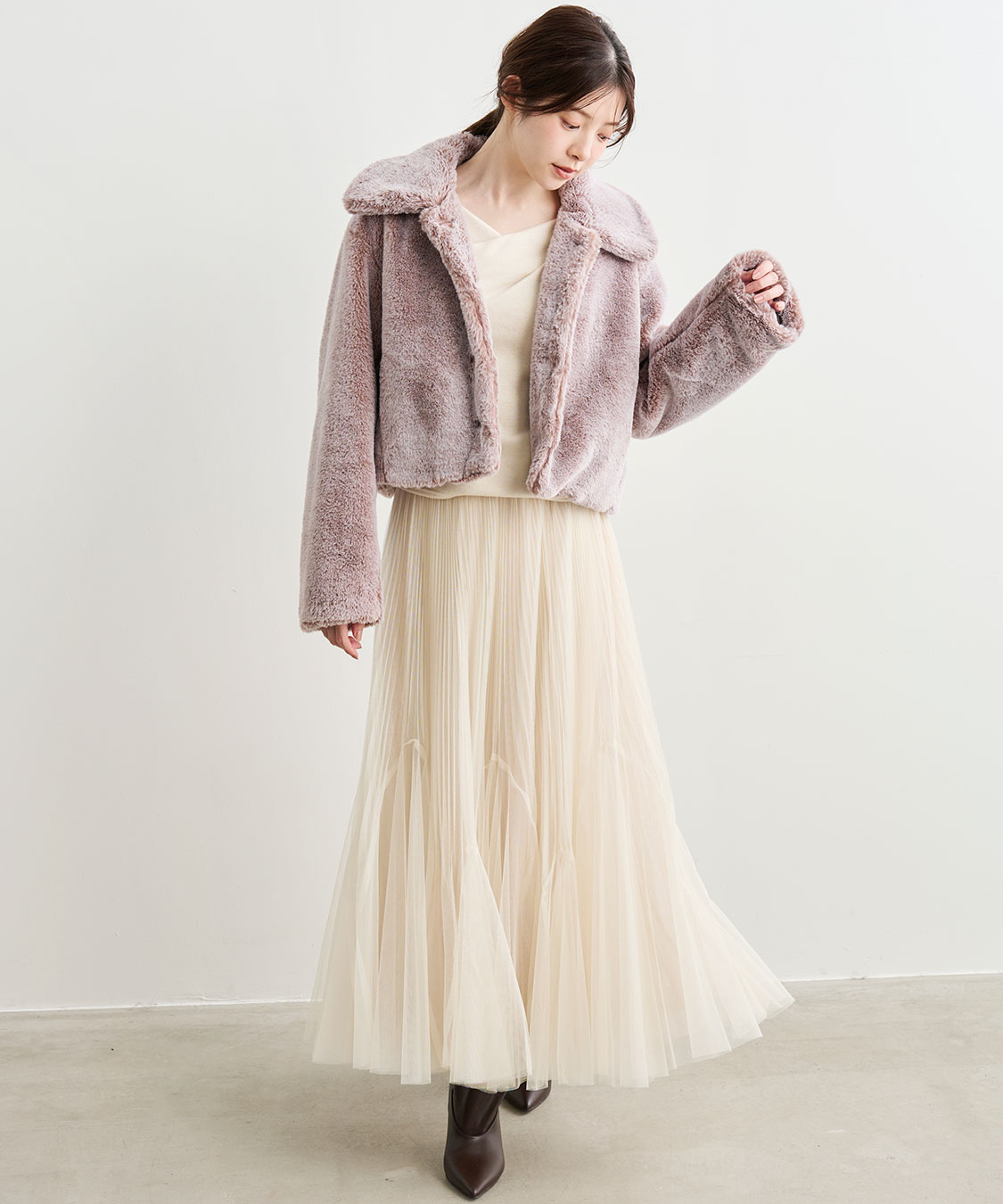 ショートファージャケット｜PETAL ONLINE（ペタルオンライン）