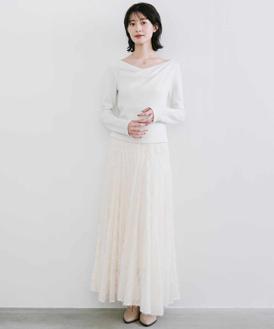 COCO DEAL アシメネックオフショルダーカットソー アシメネックオフショルダーカットソー｜PETAL ONLINE（ペタルオンライン）