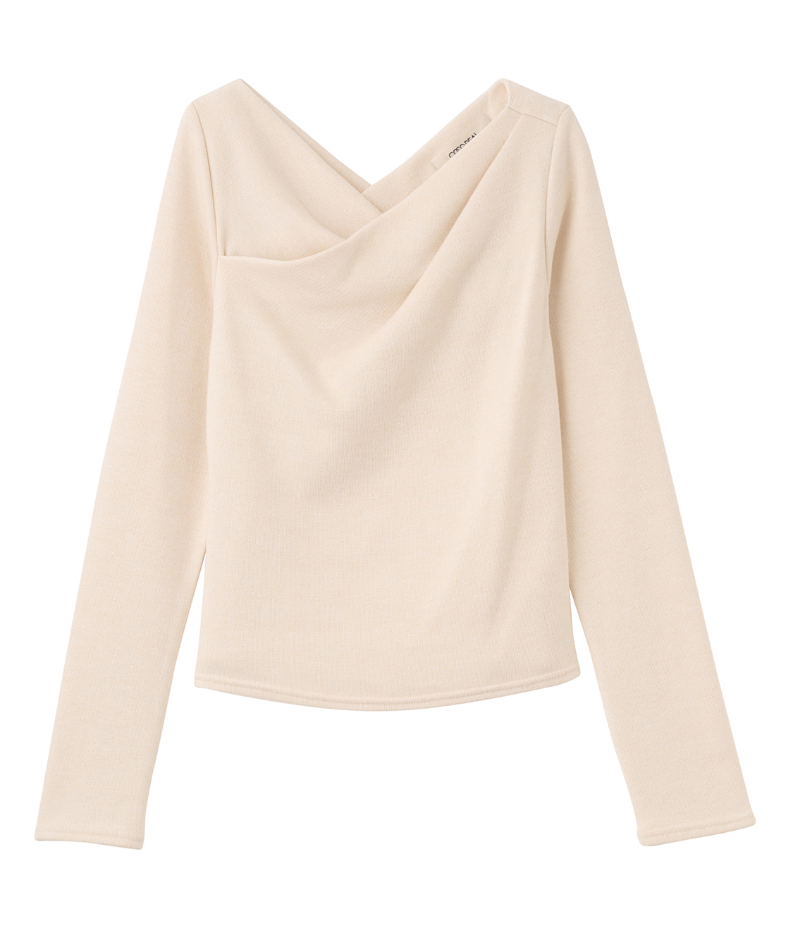 COCO DEAL アシメネックオフショルダーカットソー ベージュ アシメネックオフショルダーカットソー｜PETAL ONLINE（ペタルオンライン）