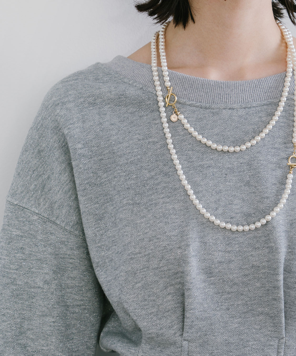 ラメ裏毛スウェット｜PETAL ONLINE（ペタルオンライン）