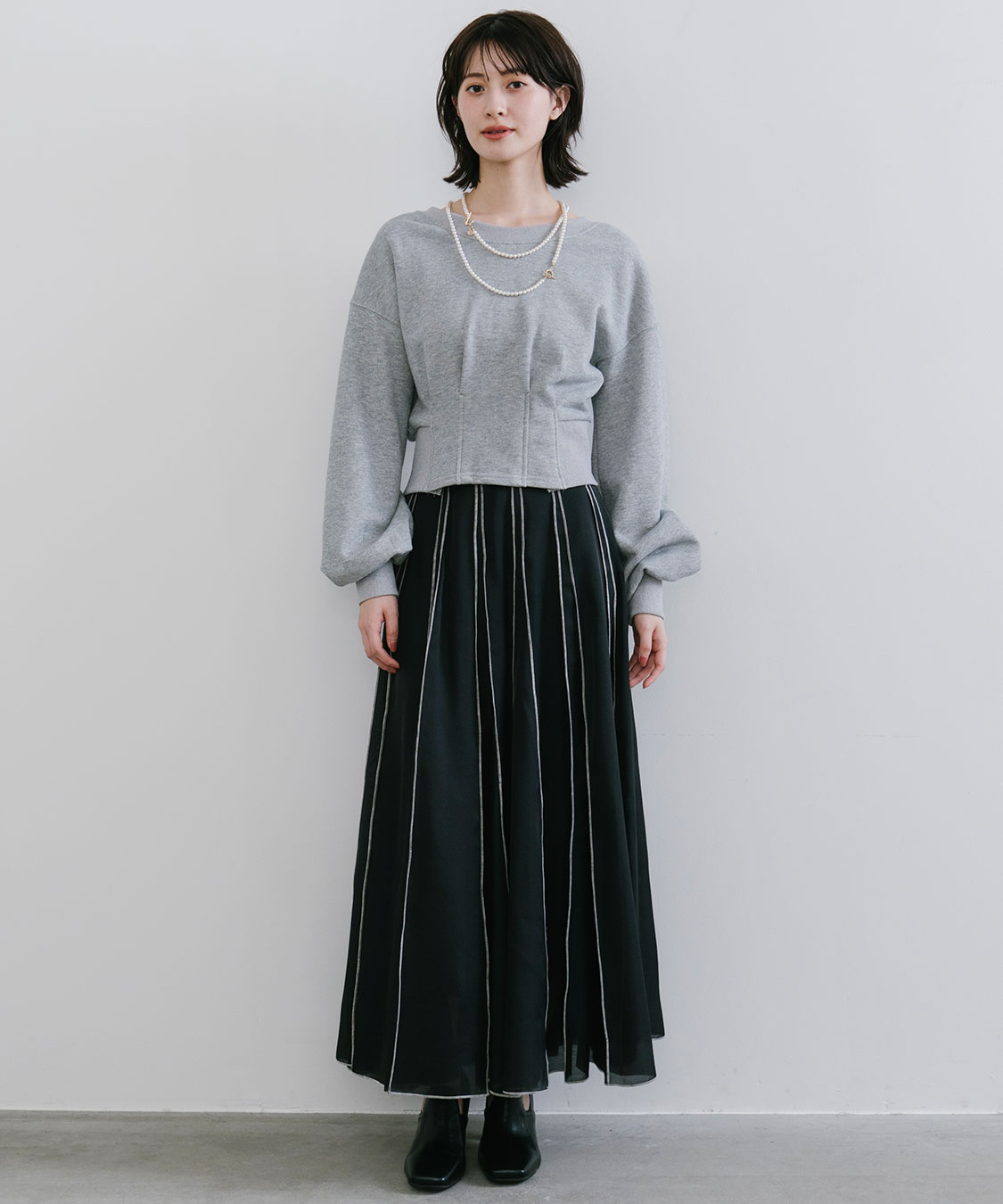 ラメ裏毛スウェット｜PETAL ONLINE（ペタルオンライン）